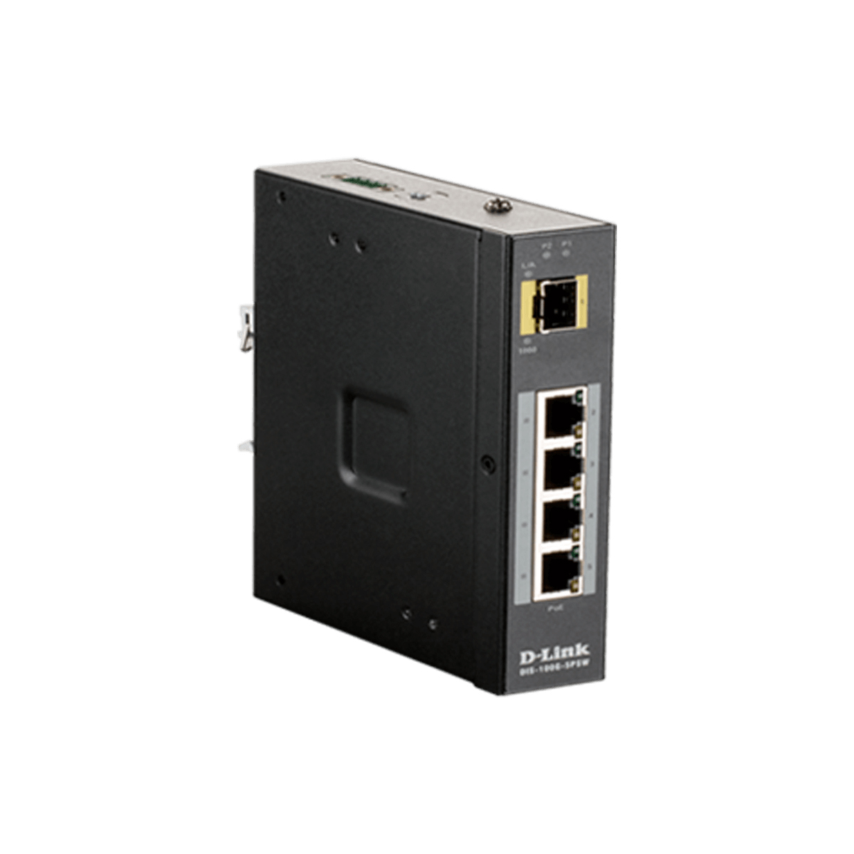 قیمت و خرید سوییچ شبکه 5 پورت + 1 پورت SFP با 4 پورت PoE دی لینک مدل DIS-100G-5PSW | نت ران